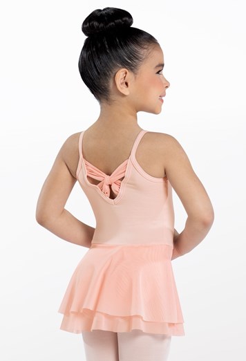 Pink Kids Cotton Bow Back Dress