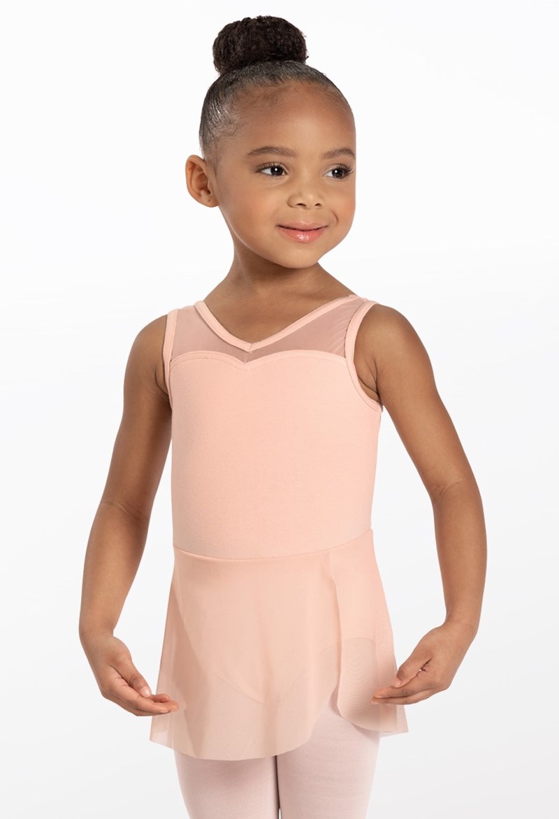 Pink Kids Cotton Sweetheart Dress