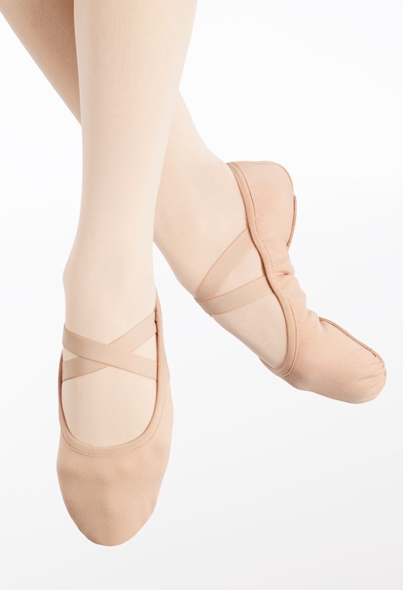 Weissman 4-Way Stretch Split Sole Ballet Shoe