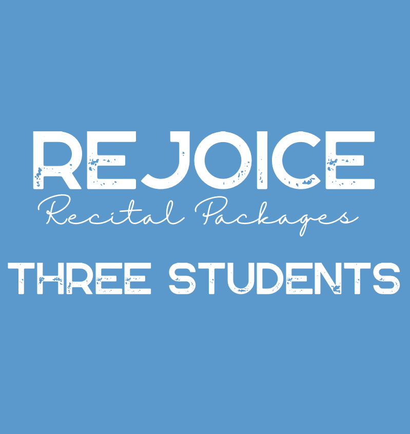 Recital Package for Three Students